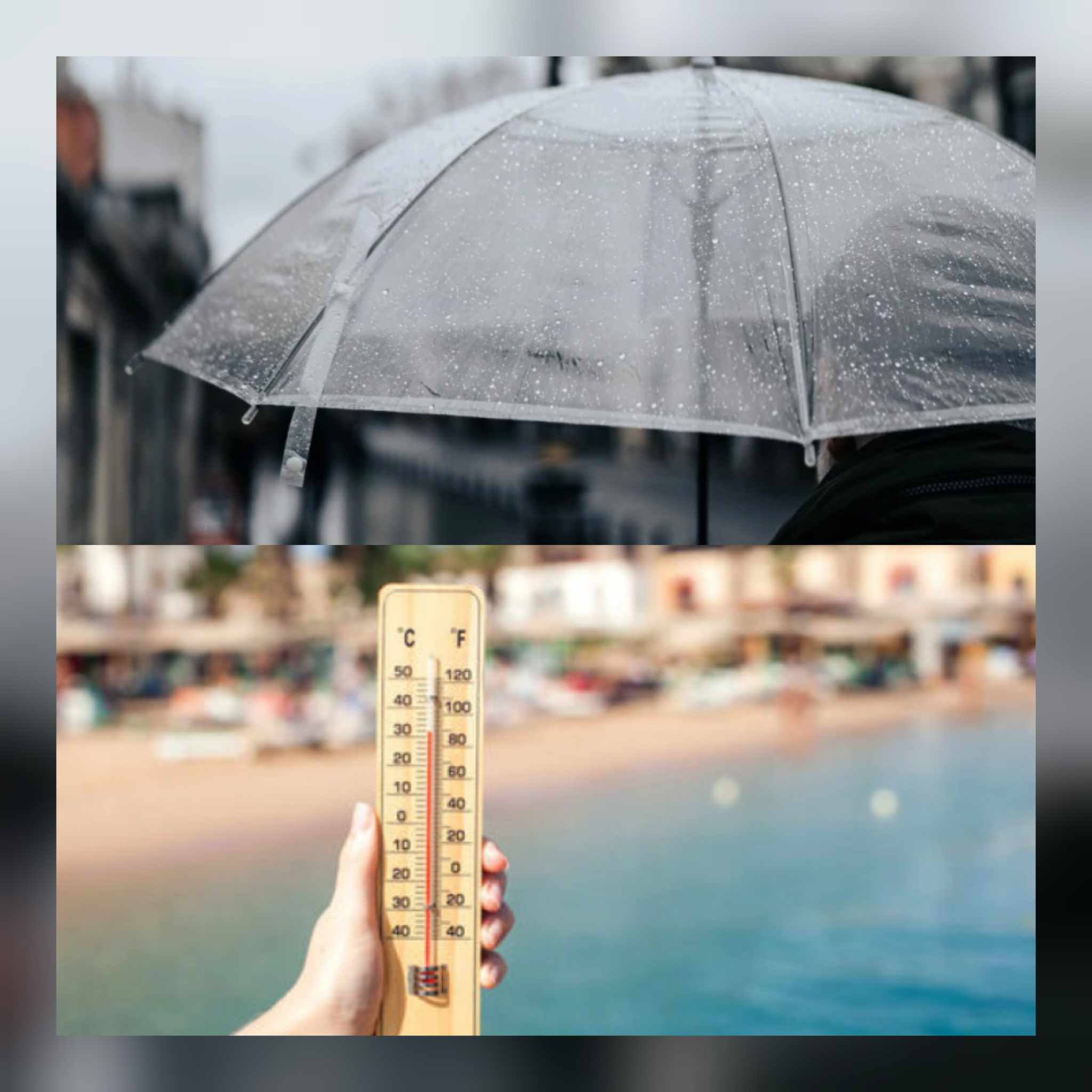 Πρώτα βροχές και μετά ακολουθεί θερμή εισβολή.